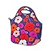 BUILT Gourmet To Go Soft Neoprene Lunch Tote Bag - Lightweight, Insulated and Reusable Lush Flower 5159629