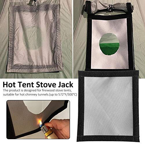 Hot Tent Stove Jack Tent Highly FlameRetardant Firewood Stove Furnace