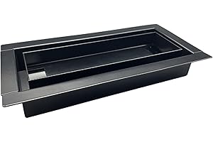 StreamWay Drop-In Floor Vent - 4 x 10 inch - Black