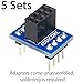 Addicore 5 Pack nRF24L01+ and ESP8266 Breadboard Breakout Adapter Board (BB-ADTR)