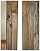 Barnwood Decor of OKC | Old Farmhouse Barn Wood Rustic Decorative Shutter Set of 2