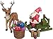 Wonky Hill Miniature Fairy Garden Collection Xmas Santa Set