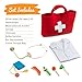 Kiddie Woods Wooden Toy Doctor Kit for Kids, Pretend Medical Play Set for Boys and Girls, Educational for Children & Older Toddlers