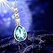 Pealrich “Angel Tear” Fashion Jewelry Pendant Love Necklace with Swarovski Crystal, Love Gifts for Women /Girlfriend (Blue)