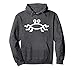 Unisex Flying Spaghetti Monster FSM Atheist Hoodie Large Dark Heather