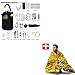 Micogo 29pcs Paracord Emergency Survival Kit,First Aid Kit & Emergency Fishing Gear Whistle Fire Starter Set & more (Black)