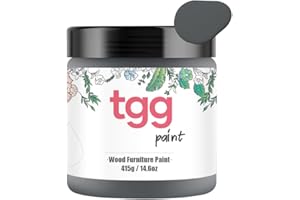 tgg Wood Furniture Paint-chalk paint for furniture,wood paint All in One paint kitchen cabinet paint,countertop paint-non toxic,No Sanding or Priming (Dark Grey)