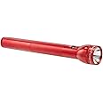 Maglite Heavy-Duty Incandescent 4-Cell D Flashlight, Red