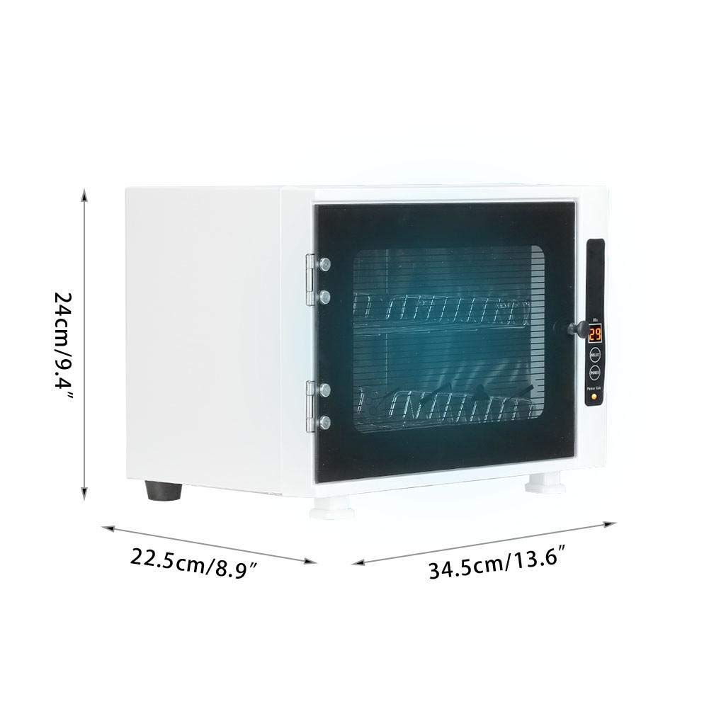 Purple Lamp Cleaning Cabinet, O3 Cleaning Cabinet Machine for Nail Tools Scissors Towel with LCD Screen and Timer Settings for Salon, Hotel, Spa: Beauty