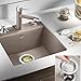 Noridez 2 Pack Upgrade Kitchen Sink Strainer with Handle, Premium Stainless Steel Sink Garbage Disposal Stopper Mesh Basket, Stainless Steel Kitchen Sink Basket Strainer, Wide Rim 4.33