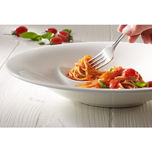 Pasta Passion Spaghetti Plate Set of 2 by Villeroy & Boch - Premium Porcelain - Made in Germany - Dishwasher and Microwave Safe - 12 x 10.25 Inches