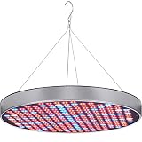 LED Grow Light Bulb Panel 50W UFO Plant Growing Lamp with 250 LEDs Red Blue UV IR Full Spectrum Growing Lights for Indoor Plants, Seed Starting, Seedling, Veg and Flower by Hytekgro