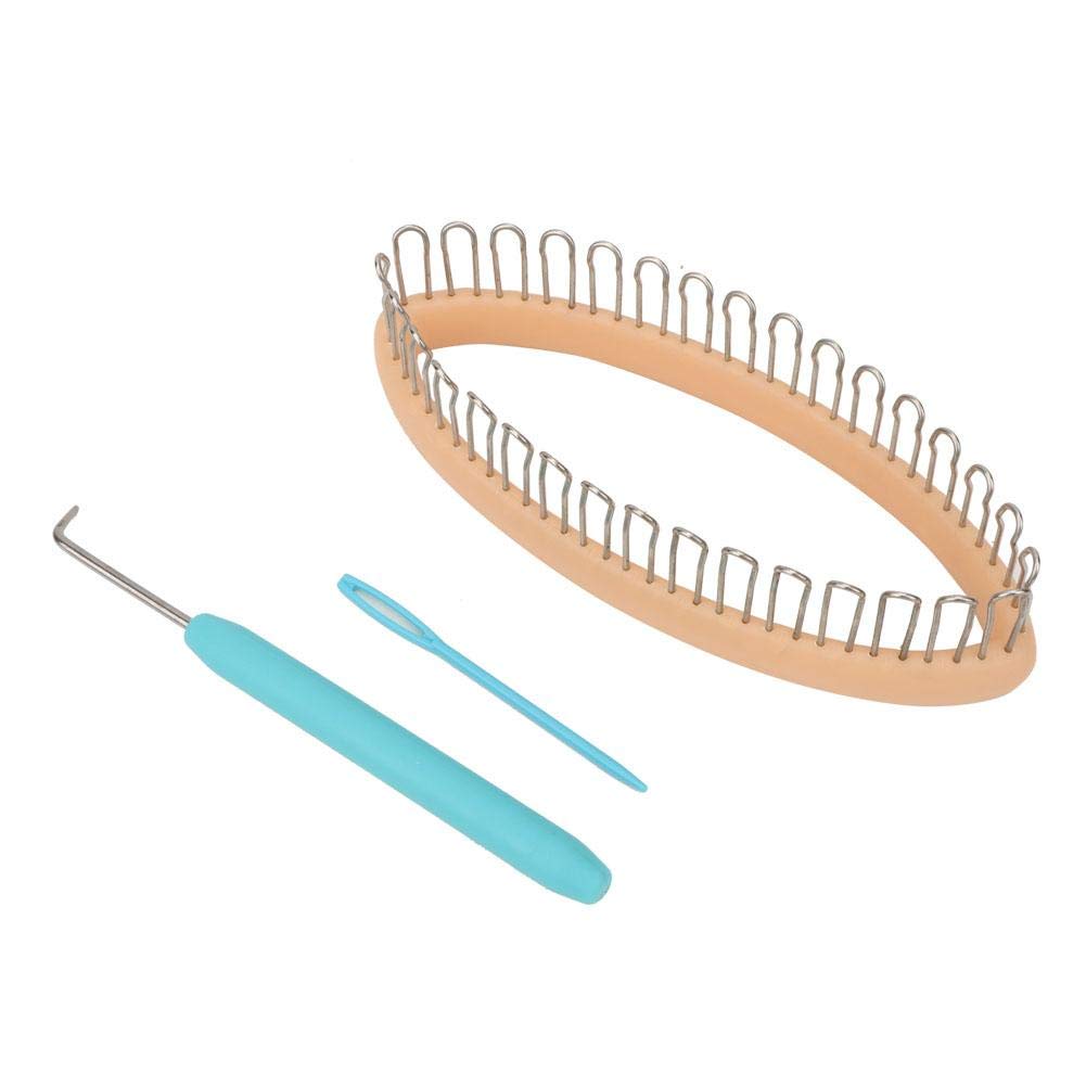 Mootea DIY Knitting Machine Socks Leg Warmers Weaver Crochet Ring Yarn Needle Knit Tools