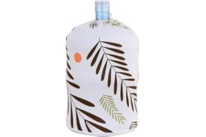 ZUYYON Water Dispenser Barrel Cover for 5 Gallon Water Bottle Stretchy Fabric Water Cooler Dust Cover Reusable 5 Gallon Water Dispenser Bucket Protective Cover