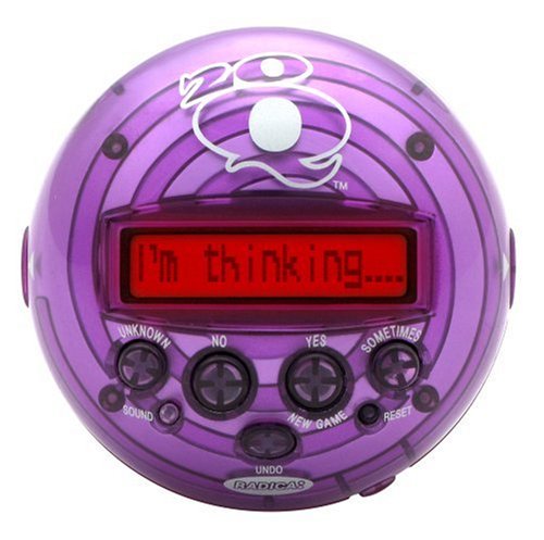 Radica 20Q Artificial Intelligence Game - Colors may vary since the item may come in 3 different colors