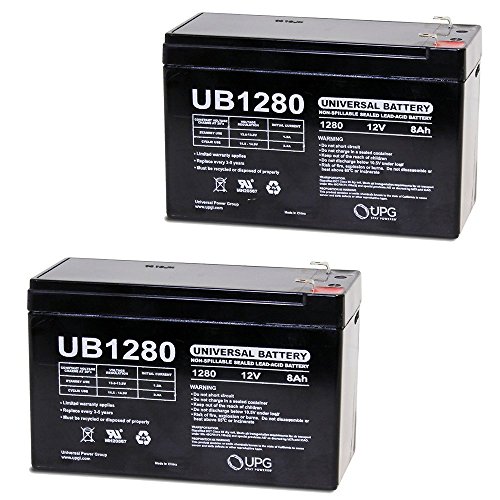 UPG UB1280I Sealed Lead Acid Batteries (2 Pack)