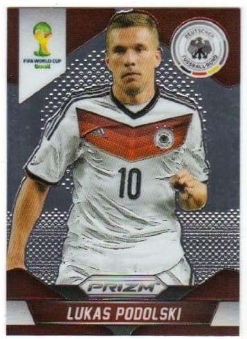 Panini Prizm World Cup Brazil 2014 Base Card # 92 Lukas Podolski Germany