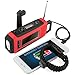 Horizons Tec HT-747.2 Emergency NOAA Weather Radio. Solar & Hand Crank Powered, smartphone Cellphone Charger & Led Flashlight. Paracord Survival Kit Bracelet Flint Fire Starter Compass Whistle