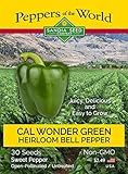 Cal Wonder Green Pepper 30 Seeds - Heirloom Sweet