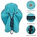 LETHMIK Kids Outdoor Sun Hat,Waterproof UV Protection Hiking Cap for Children Adjustable Hunting Fishing Hat with Neck Flap Blue