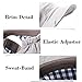 Comhats Cotton Cloche Newsboy Cabbie Beret Caps for Women Winter Hat Black