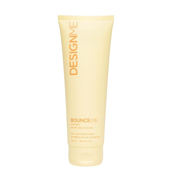 DESIGN.ME BOUNCE.ME CURL BALM AND CREAM FOR CURLY HAIR WITH NOURISHING ARGAN OIL | WAVE, COIL, AND CURL DEFINING CREAM | SULFATE FREE AND PARABEN FREE (8.5 FL OZ)