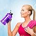 TOPWARE Dishwasher Safe New Material Tritan Plastic Hot Cold Water Jug Container Big Capacity 2.2L 75oz Half Gallon 1.3L 44oz Large Leakproof BPA Free Water Bottle for Fitness Camping Bicycle Gym