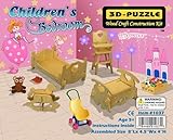 Puzzled Children's Bedroom 3D Woodcraft Construction Kit