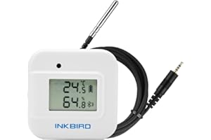Inkbird IBS-TH2 Plus Bluetooth Temperature and Humidity Monitor Thermometer&Hygrometer, Smart Sensor Data Logger Ideal for Ho
