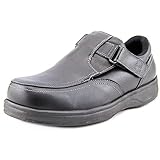 Orthofeet Carnegie Mens Extra Wide Depth Therapeutic Arthritis and Diabetic Shoes Black Leather