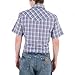 Wrangler Men's Short Sleeve Assorted Stripe Or Plaid Western Shirts Plaid Medium