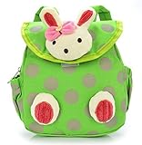 Bumud Baby Toddler Child Kid 3D Cartoon Backpack Schoolbag Shoulder Bags (Green)