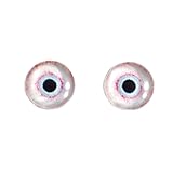 10mm Bloodshot Zombie Doll Glass Eyes Horror Irises