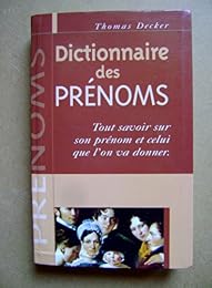 Dictionnaire des prénoms