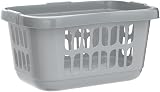 JMS we create smile 60L Plastic Hipster Laundry Baskets Set of 2 Silver view 4
