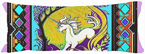 Decorative Body Pillows Unicorn Western Butterfly By Sharles Unique Design Home Decor Pillow Case Cover 20-Inch x 54-Inch Custom Sofa Cotton Cushion Pillowcases