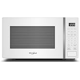 Whirlpool WMCS3018RW Countertop Microwave with Turntable 0.7 Cu. Ft, Steam Clean, 700 Watt Microwave, White