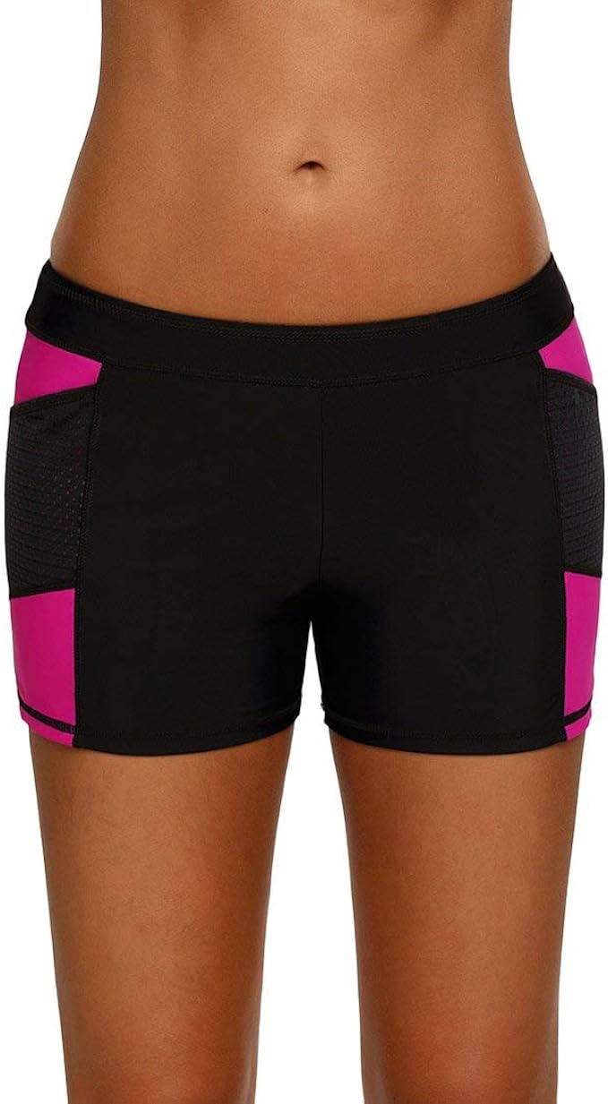 Boardshorts Mujeres Protección UV Nadar Deportes Acuáticos Esencial