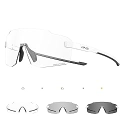 KAPVOE Photochromic Cycling Glasses for Men Women