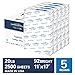 Hammermill 20lb Copy Paper, 11 x 17, 5 Ream Case, 2,500 Sheets, Made in USA, Sustainably Sourced From American Family Tree Farms, 92 Bright, Acid Free, Multipurpose Printer Paper, 105023C primary