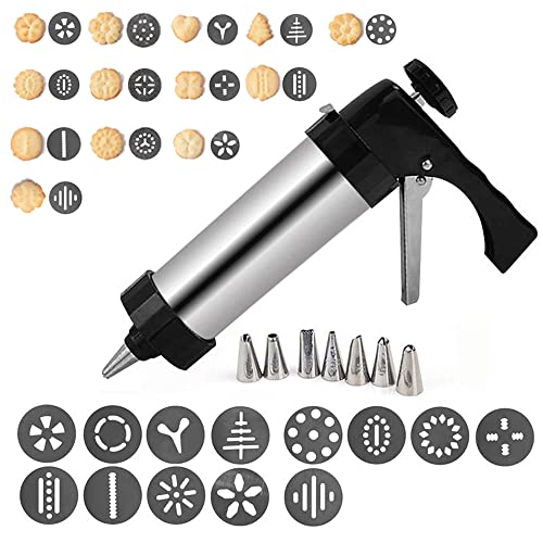 LULUDADA Spritz Mirro Cookie Stamps For Baking Icing Machine Churro