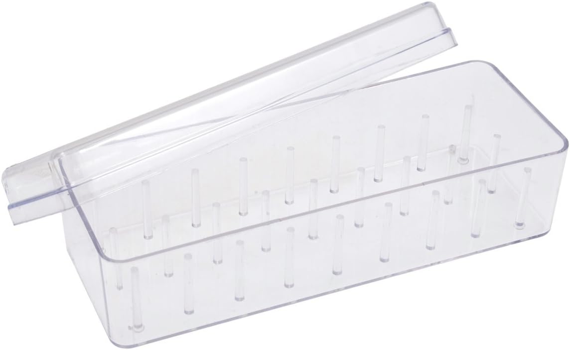 Milward 27 Spool Thread Organiser Box, Clear, 19.5 x 7.5 x 6cm - Image 3