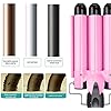 Hair-Waver-3-Barrel-Curling-Iron-Hair-Curler-with-2-Temperature-Control-Curling-Tongs-Ceramic-Tourmaline-of-25mm-Hair-Curling-Iron-Barrels-Fast-Heating-Curling-Wand-for-Long-or-Short-Hair-Styling 3 Barrel Hair Waver Curling Tong for Long/Short Hair Professional Curling Iron with 2 Temperature Control 30s Quick…