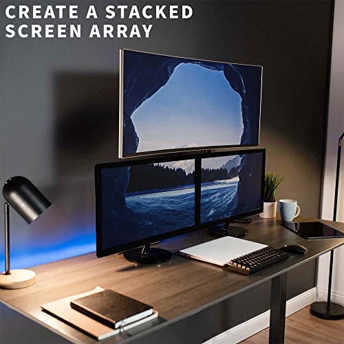 VIVO Single Monitor Desk Mount, Extra Tall Fully Adjustable Stand for 1 LCD Screen up to 32