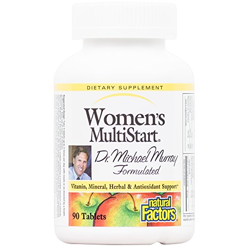 Natural Factors - Dr. Murray's Women's MultiStart Formula, Vitamin, Mineral, Herbal & Antioxidant Support, 90 Tablets