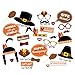 Tinksky Thanksgiving Photo Booth Props Happy Thanksgiving Photo Prop Kit Party Favor 29pcs