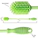 Silicone Bottle Cleaning Brush – Best for Cleaning Baby Bottles, Thermos, Vases and Tumblers – Ergonomic with 1 ft. Long and Flexible Handle, Non-Scratch, Eco-Friendly, Great Gift