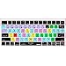 XSKN Final Cut Pro Shortcut Silicone Keyboard Cover Skin for 2015 Released Magic Keyboard MLA22LL/A A1644 (US Version)