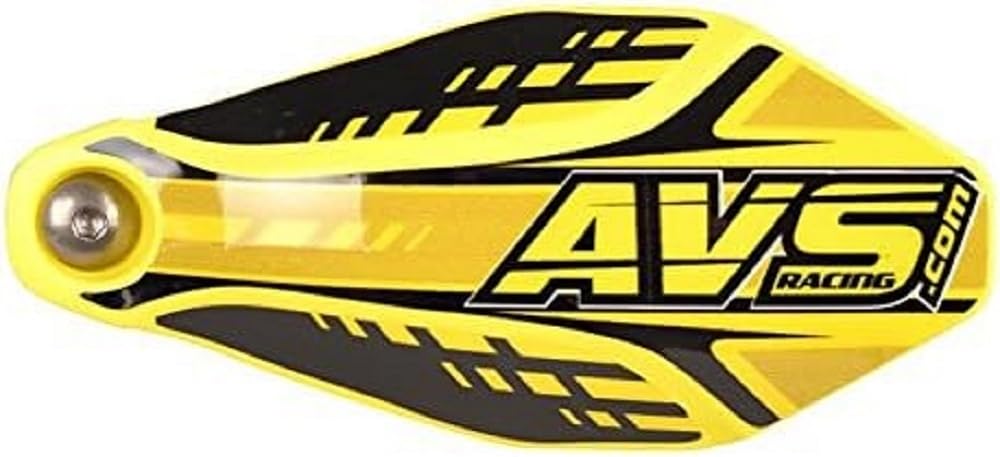 AVS Deco Kit protège-main Unisex Adult, Yellow/Black