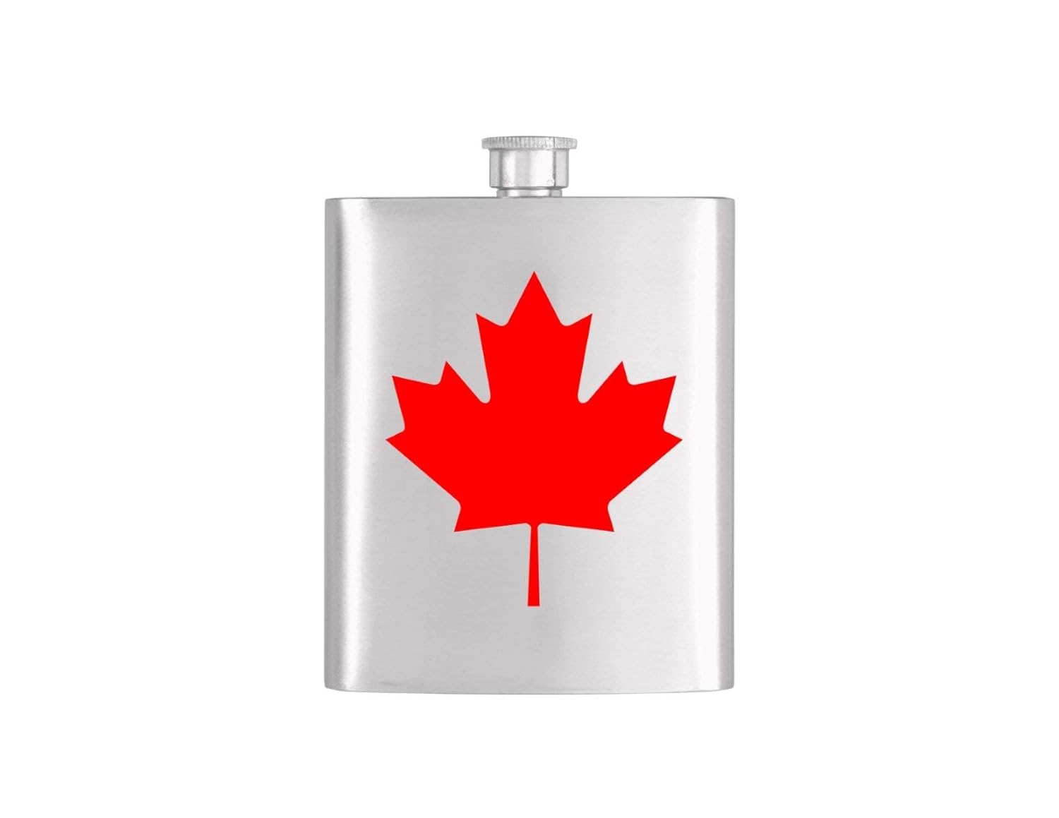 Canadian Flag Flask By Bottoms Up Flasks Stainless Steel